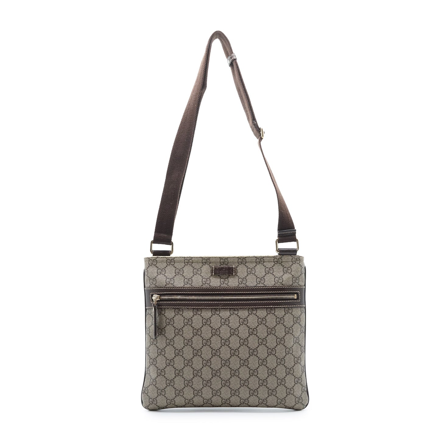GG Supreme Coated Canvas Square Messenger Bag