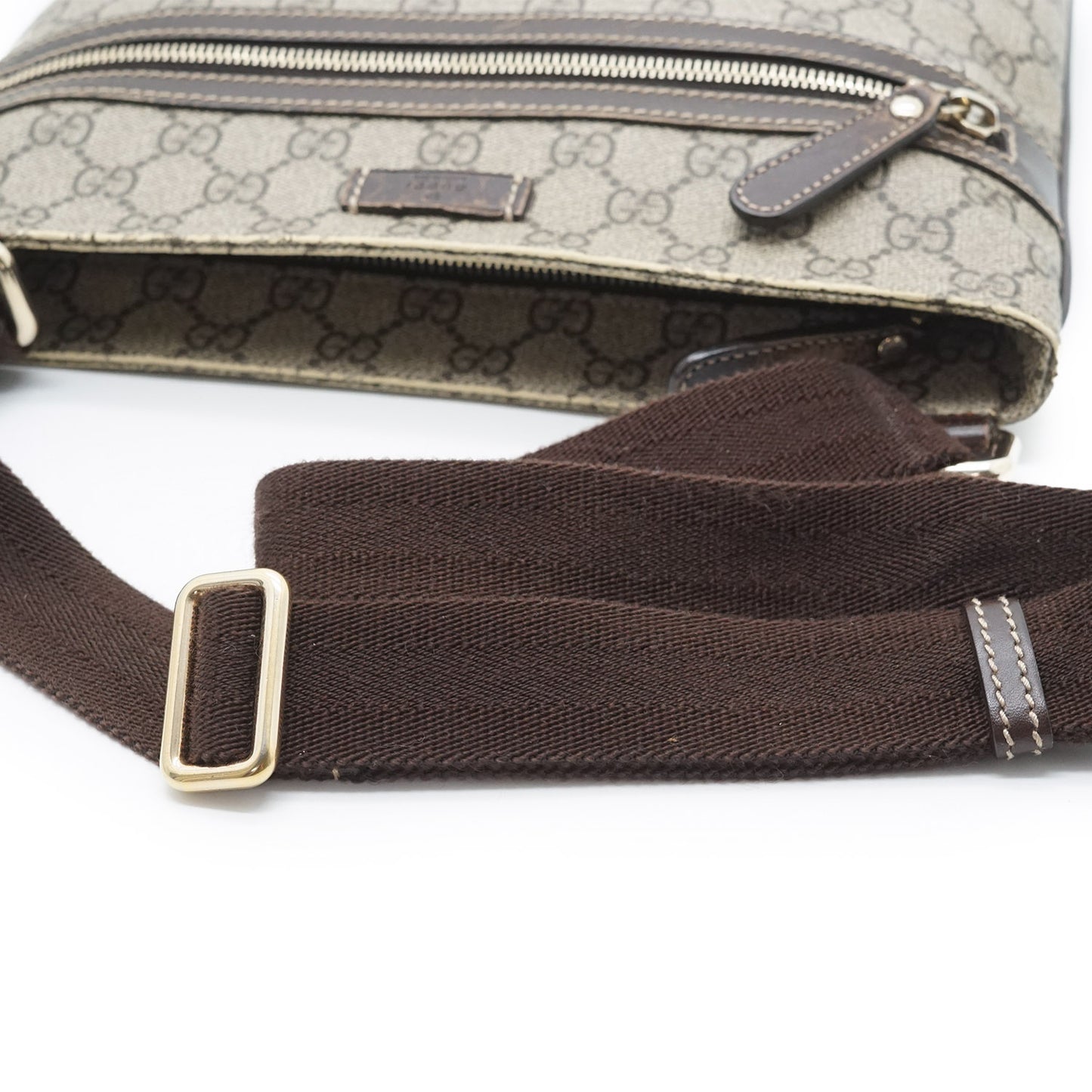 GG Supreme Coated Canvas Square Messenger Bag