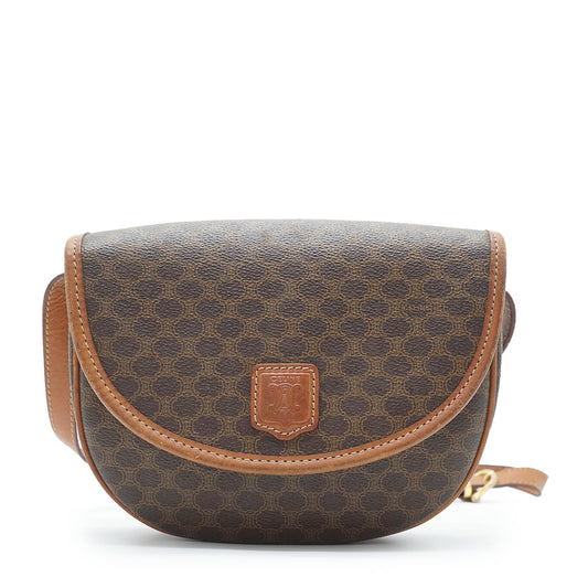 Macadam Half Moon Flap Crossbody Bag