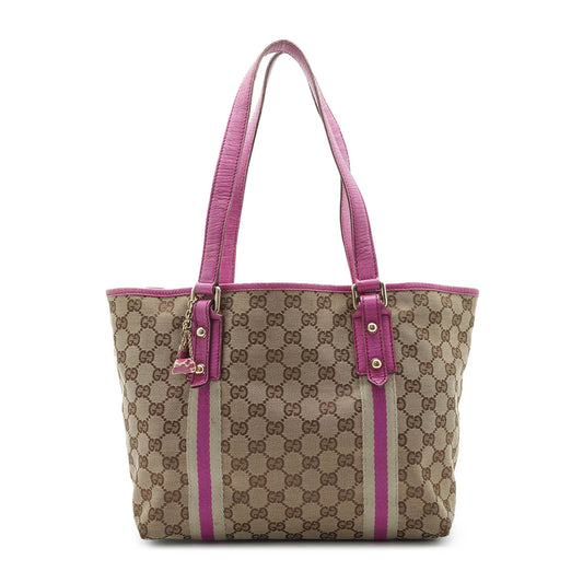 GG Canvas Tote with Charms