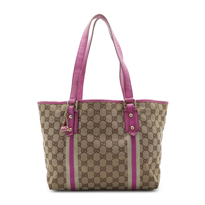 GG Canvas Tote with Charms
