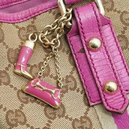 GG Canvas Tote with Charms