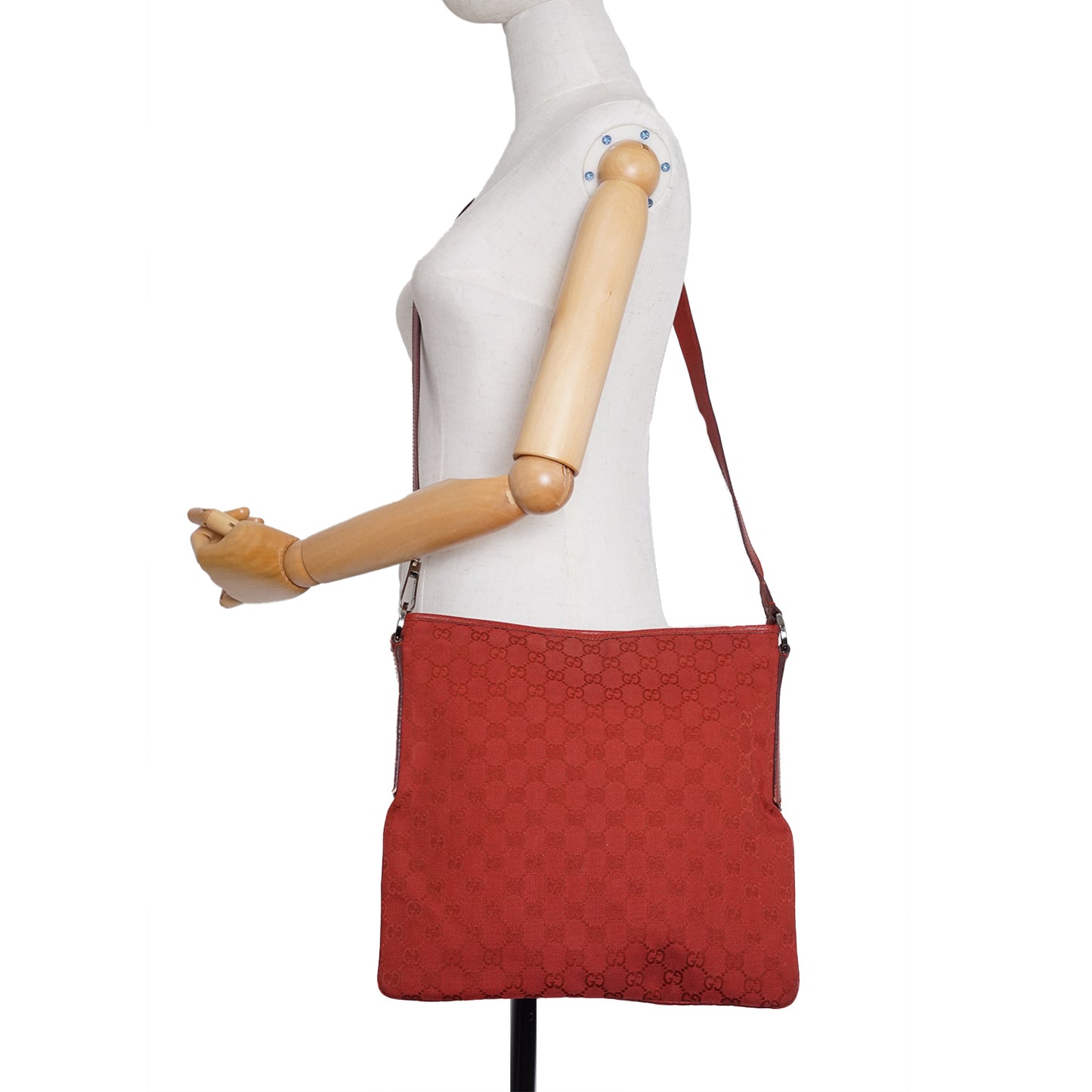 GG Canvas Square Messenger Bag