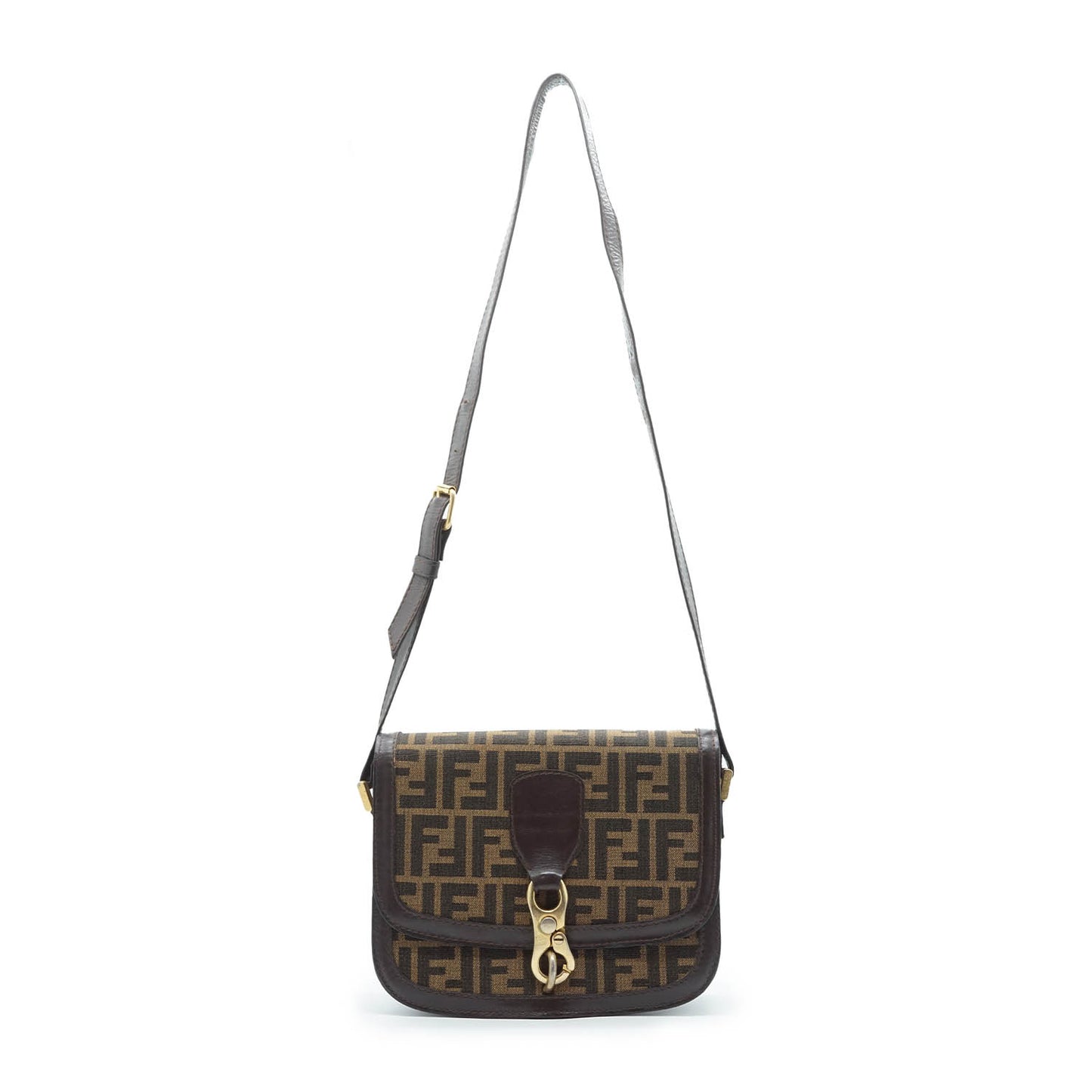 Vintage Zucca Flap Triple Pocket Shoulder Bag