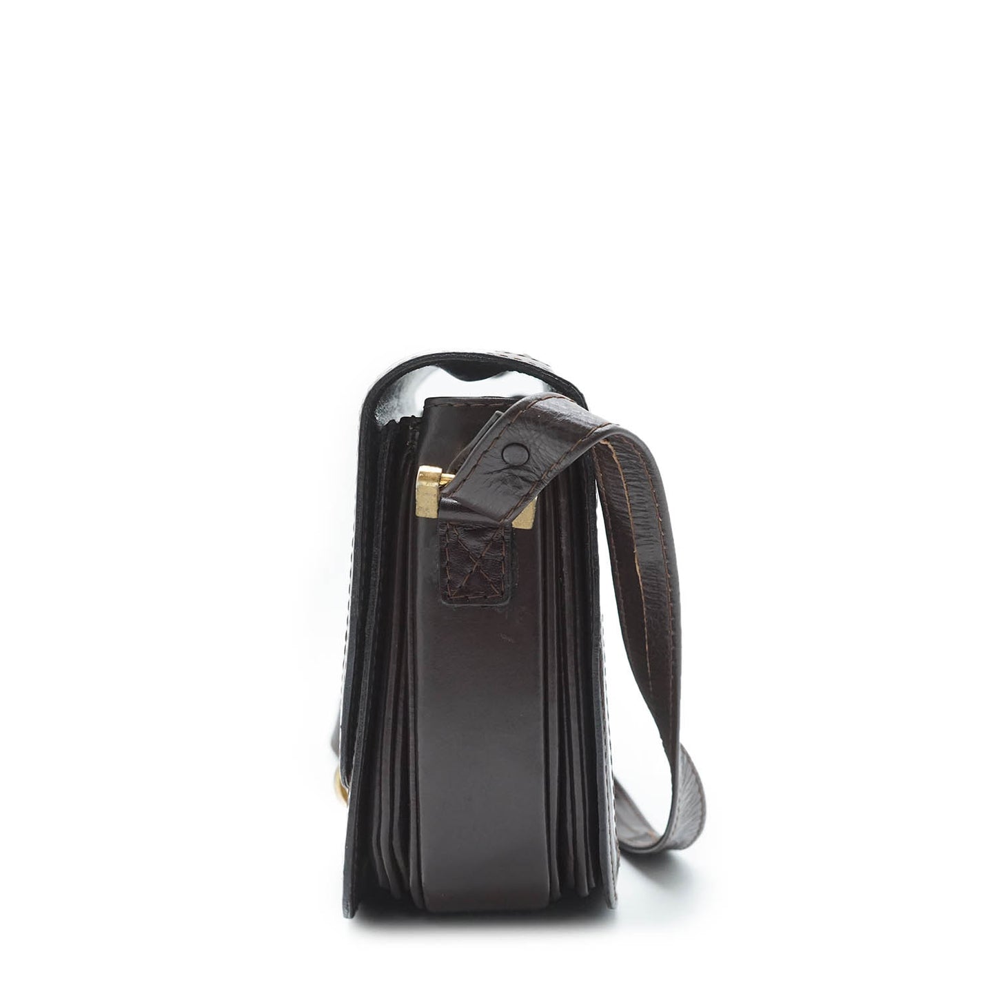 Vintage Zucca Flap Triple Pocket Shoulder Bag