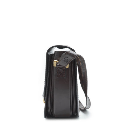 Vintage Zucca Flap Triple Pocket Shoulder Bag