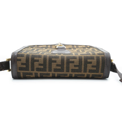 Vintage Zucca Flap Triple Pocket Shoulder Bag