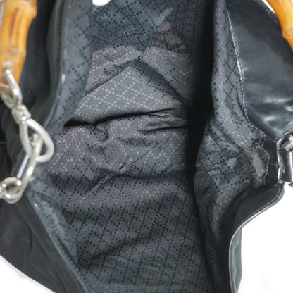 Bamboo Nylon 2way Shoulder Tote