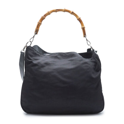 Bamboo Nylon 2way Shoulder Tote