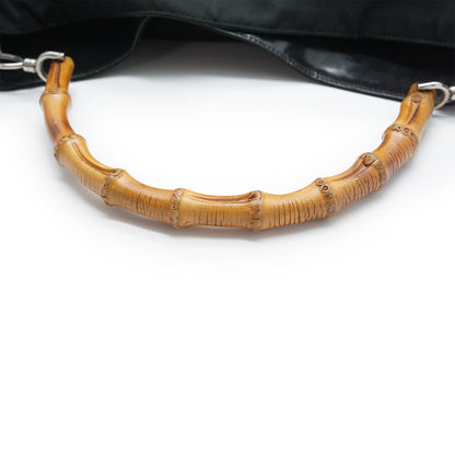 Bamboo Nylon 2way Shoulder Tote