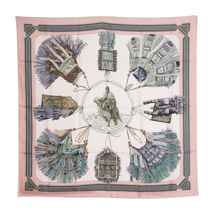 Cuirs du Desert by Françoise de la Perriere Silk Carre 90