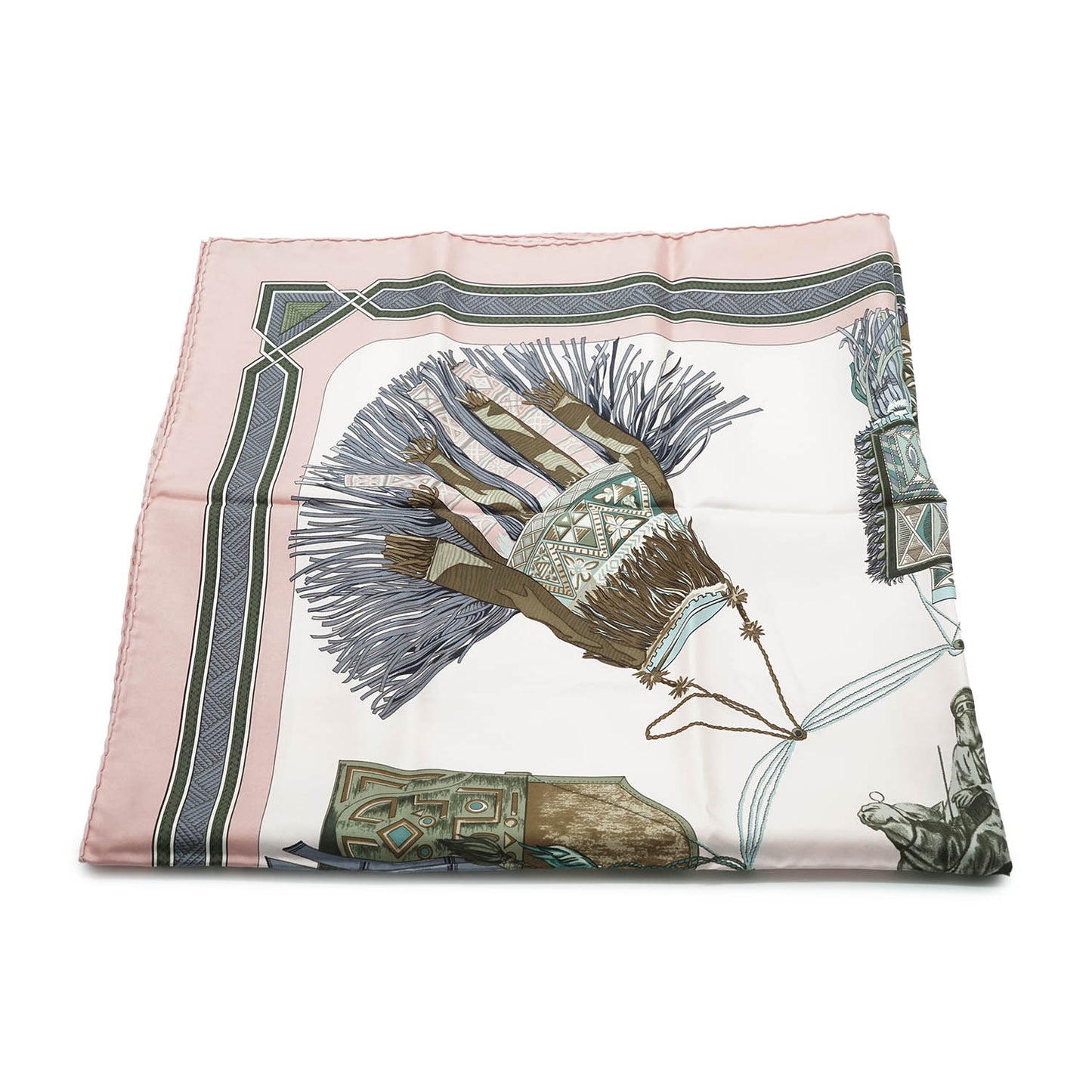 Cuirs du Desert by Françoise de la Perriere Silk Carre 90