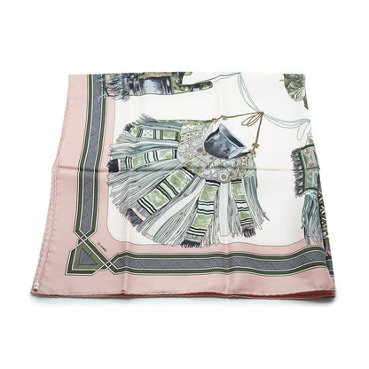 Cuirs du Desert by Françoise de la Perriere Silk Carre 90