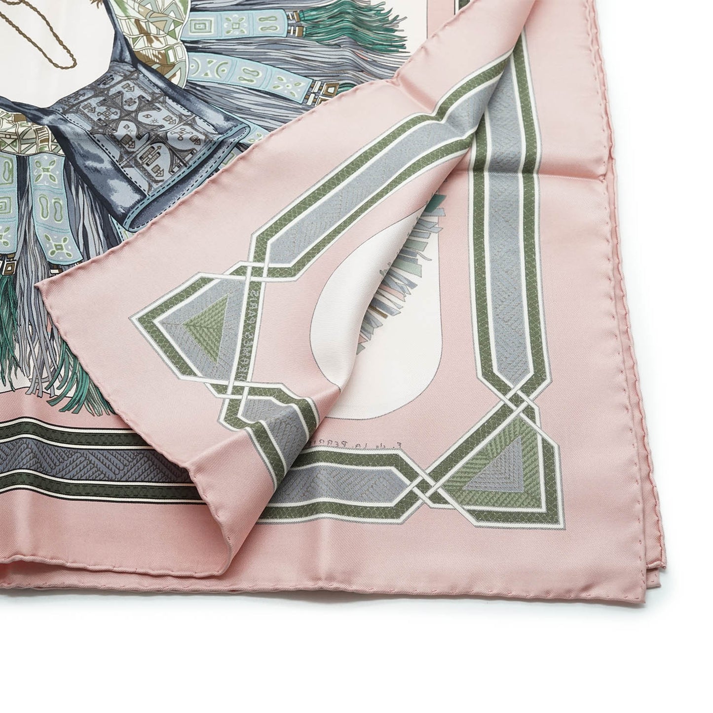 Cuirs du Desert by Françoise de la Perriere Silk Carre 90