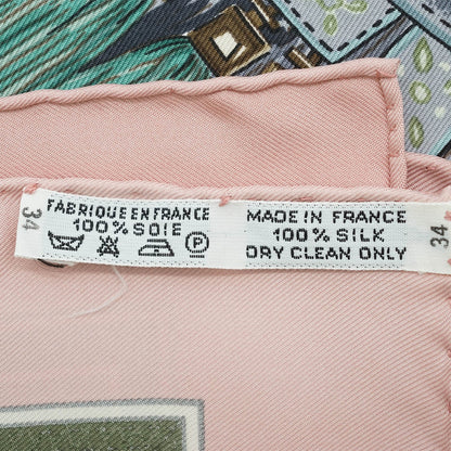 Cuirs du Desert by Françoise de la Perriere Silk Carre 90