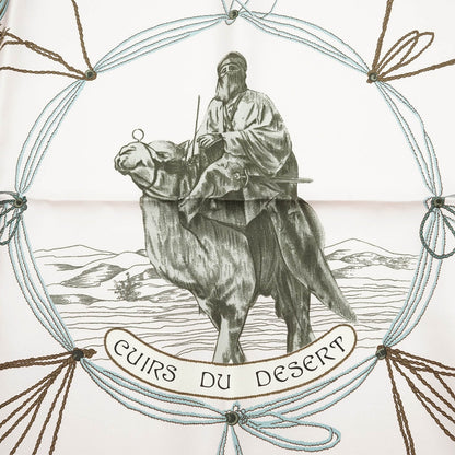 Cuirs du Desert by Françoise de la Perriere Silk Carre 90