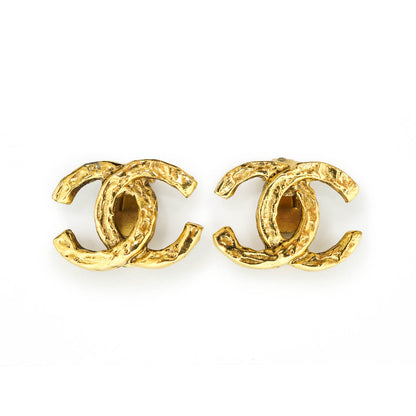 CC Logo Clip Earrings