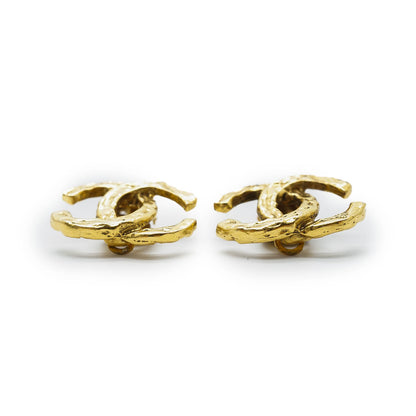 CC Logo Clip Earrings