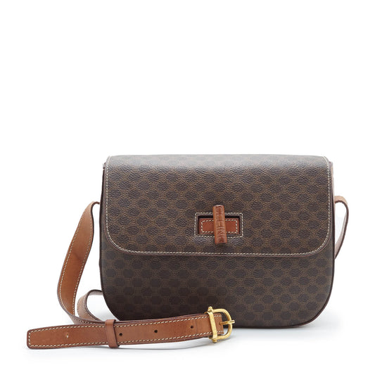Macadam Turn Lock Flap Shoulder Bag