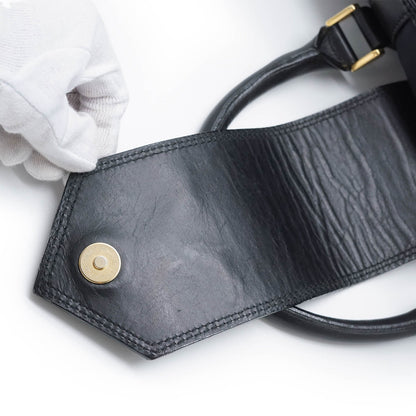 Y Line Flap Boston Bag