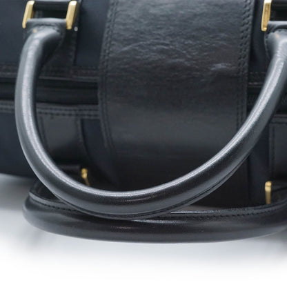 Y Line Flap Boston Bag