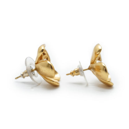 Artificial Pearl Flower Earrings GP