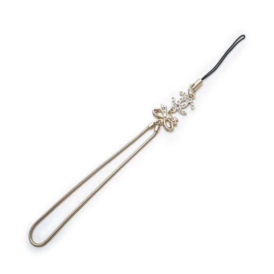 Multicolor Rhinestone CC Bow Charm
