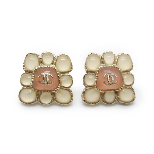 Coco Mark Flower Earrings