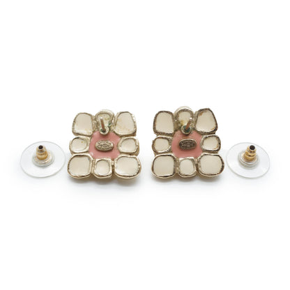 Coco Mark Flower Earrings