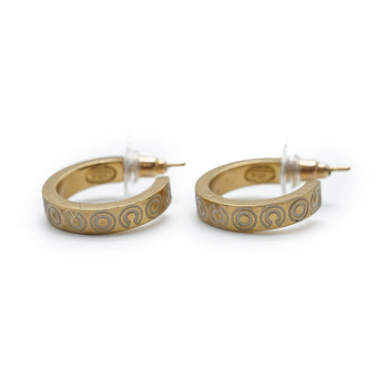 Coco Letter Hoop Earrings