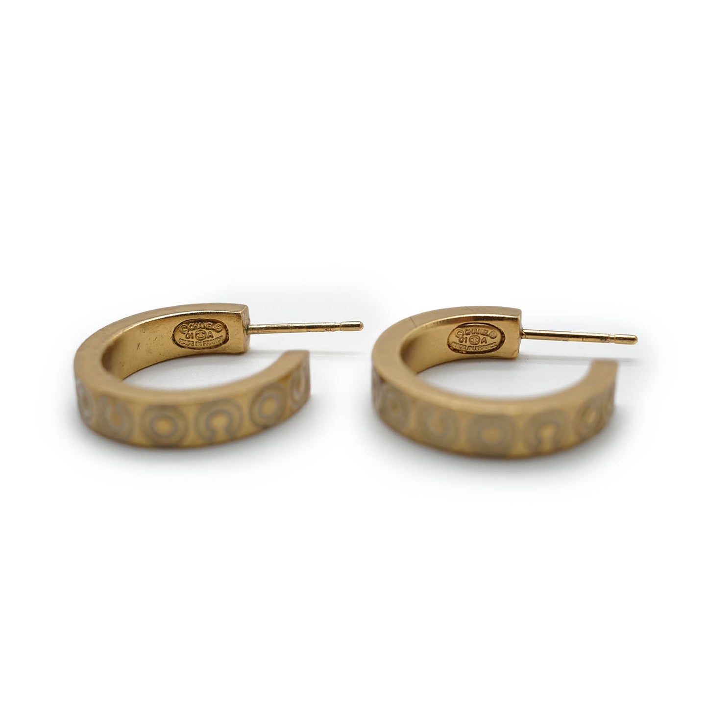 Coco Letter Hoop Earrings