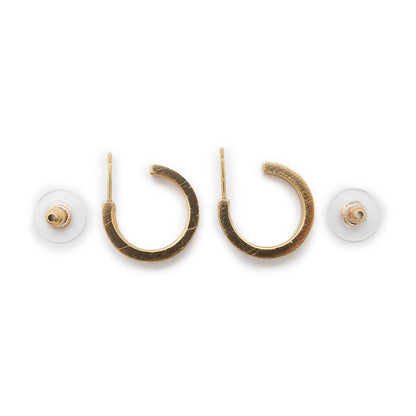 Coco Letter Hoop Earrings
