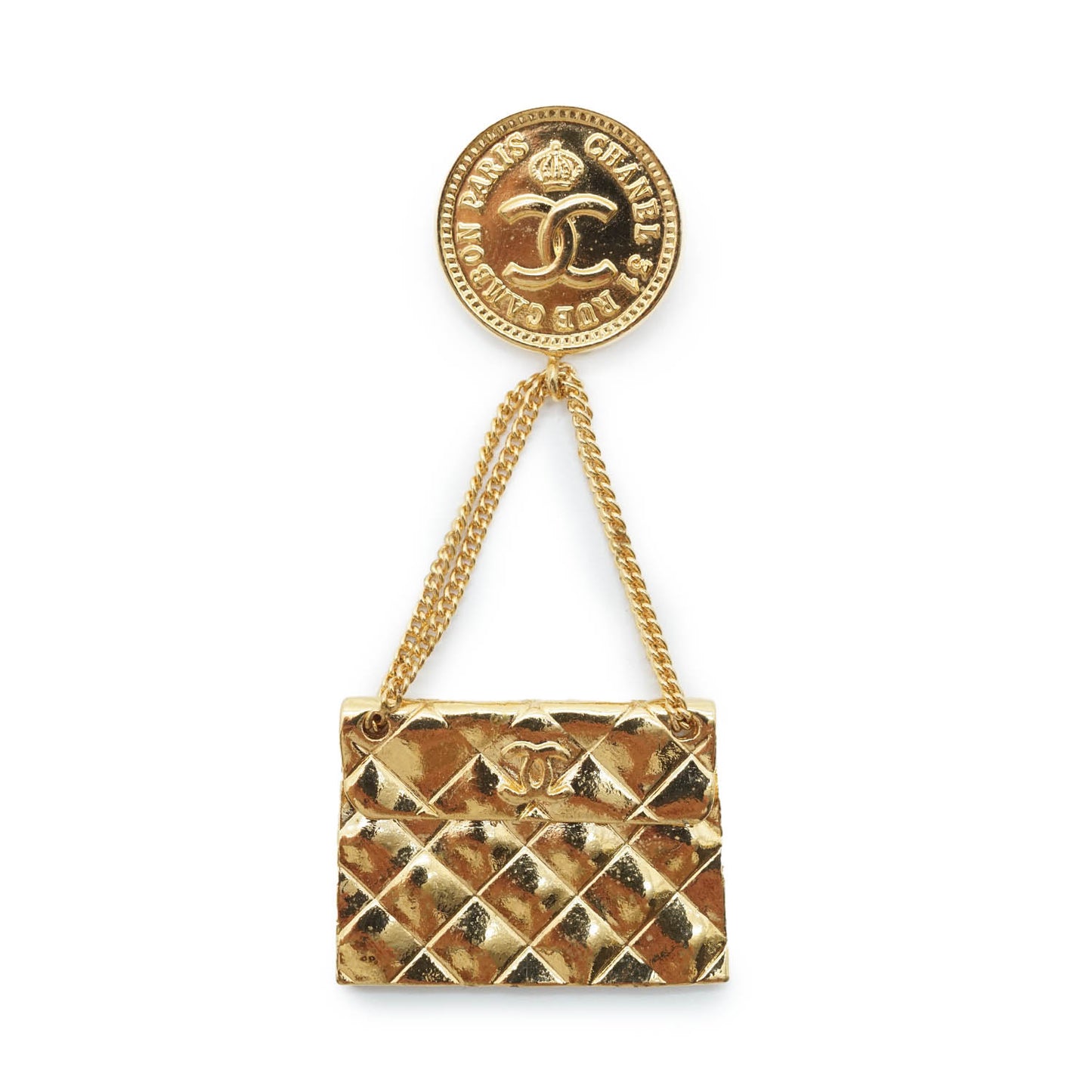 Matelasse Classic Bag Rue Cambon Pendant Brooch GP
