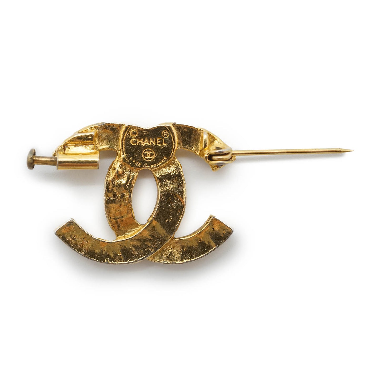 CC Rhinestone Brooch
