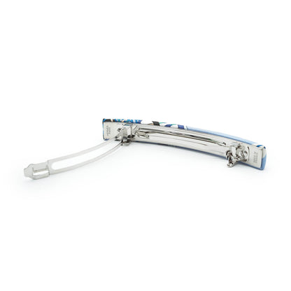 Eclipse Silk Hair Clip GM Palladium Silver