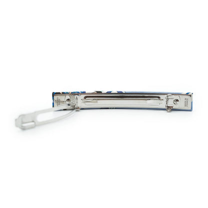 Eclipse Silk Hair Clip GM Palladium Silver