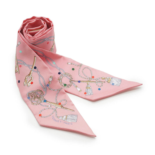 Les Cles a Pois Silk Twilly