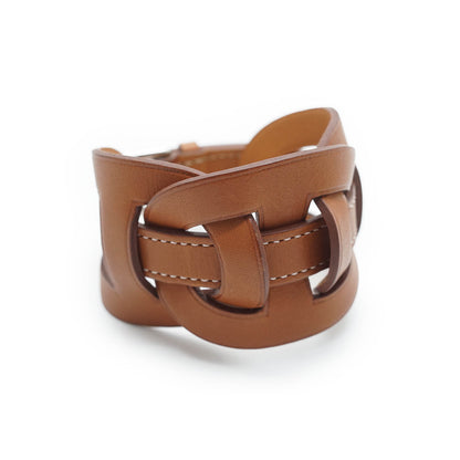 Fetiche Wrap Bracelet Natural Calfskin