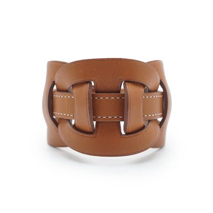 Fetiche Wrap Bracelet Natural Calfskin