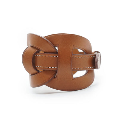 Fetiche Wrap Bracelet Natural Calfskin