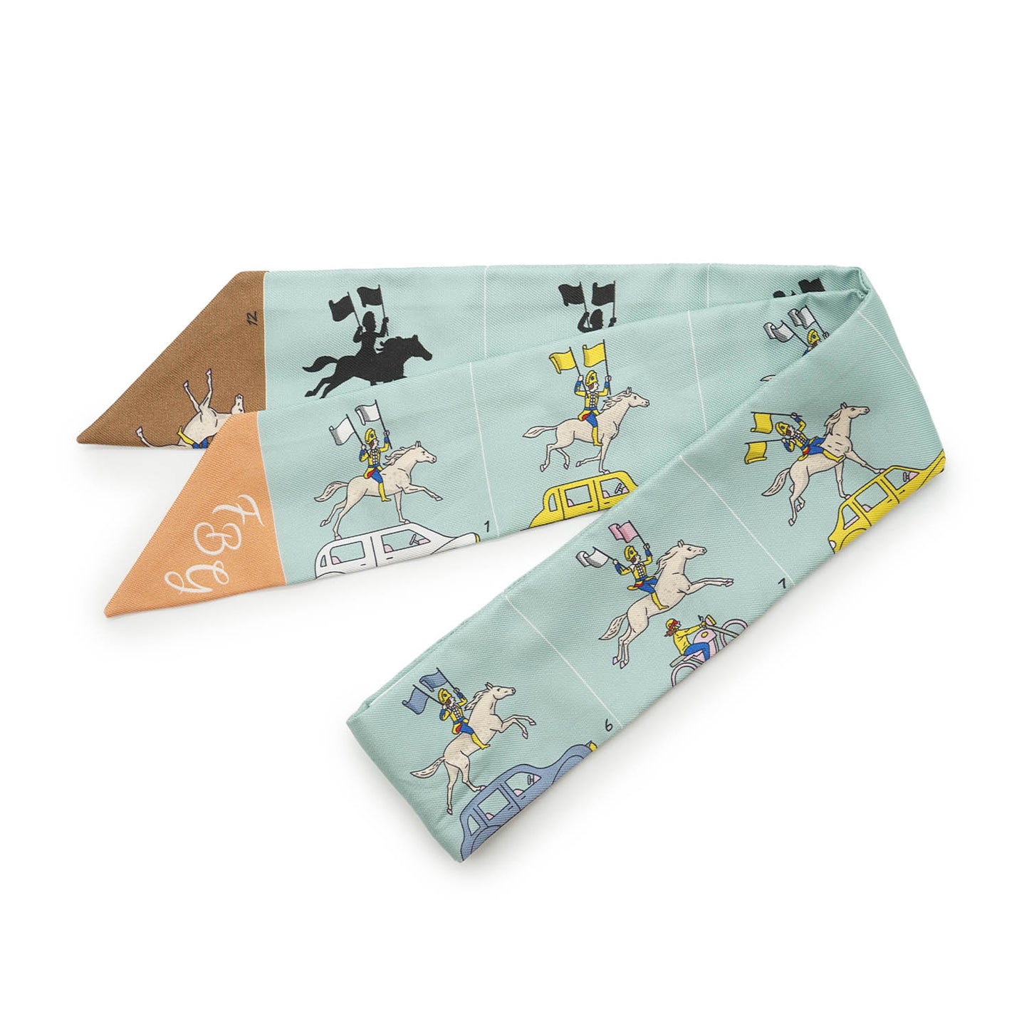 Hermès Parade Silk Twilly