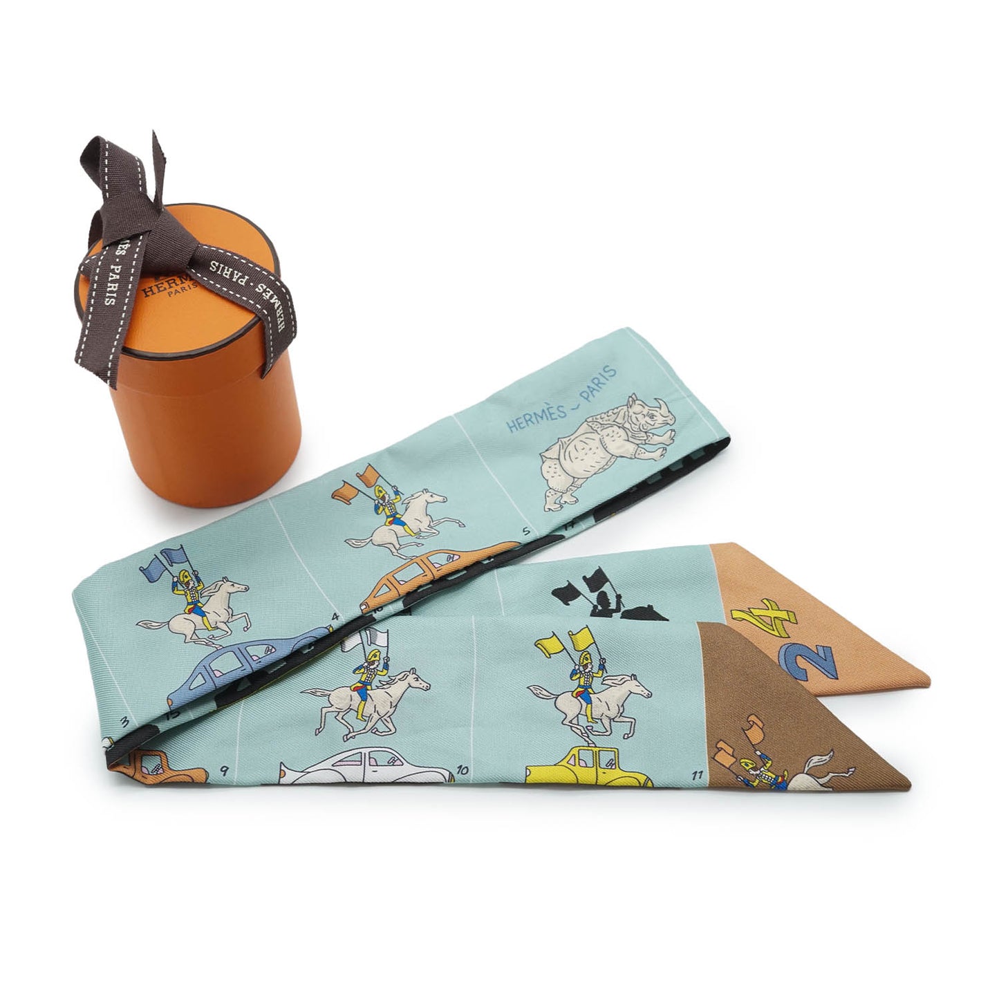 Hermès Parade Silk Twilly