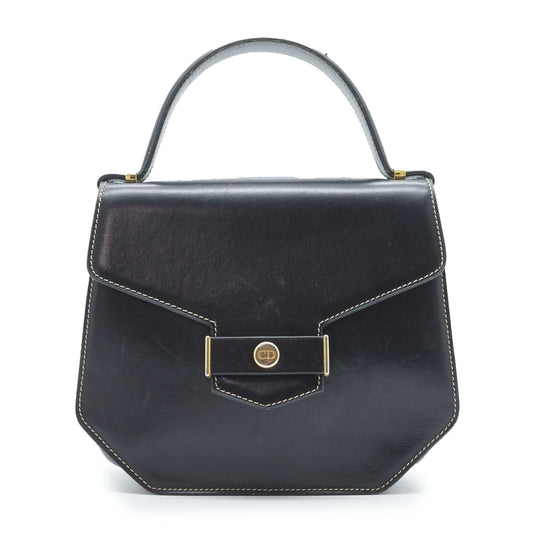 Vintage CD Trapeze Top Handle Bag
