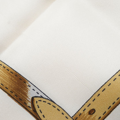 Equestrian Print Silk Carre