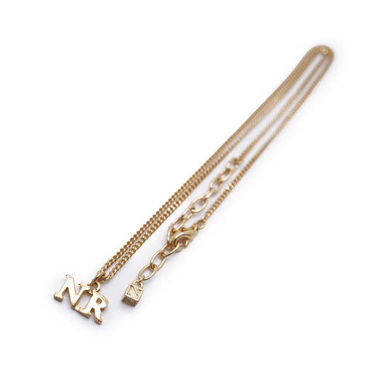 NR Logo Pendant Necklace