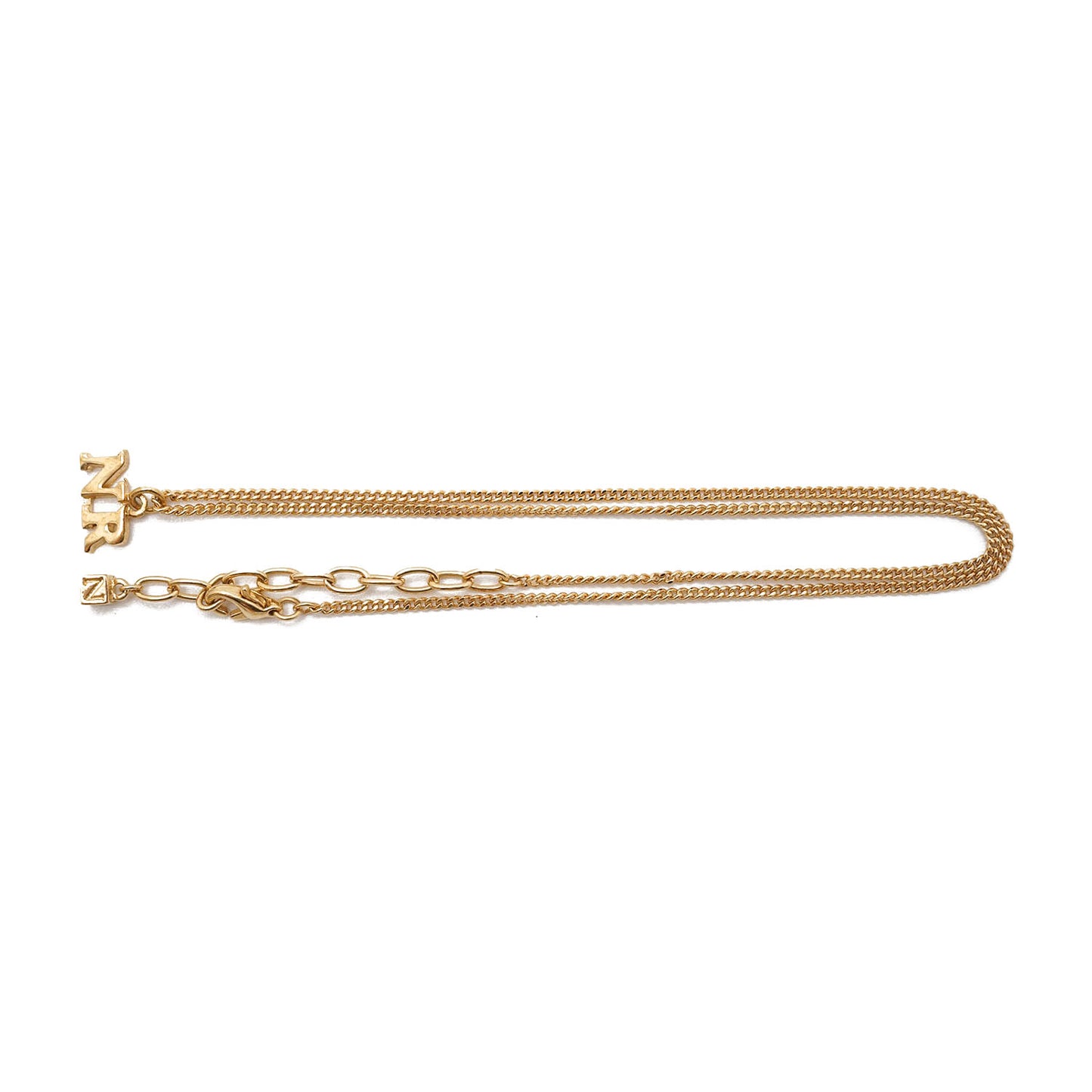 NR Logo Pendant Necklace