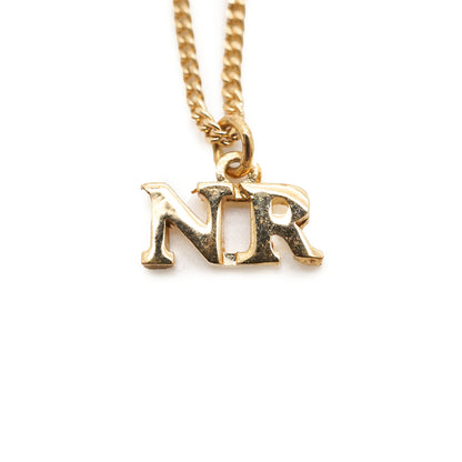 NR Logo Pendant Necklace