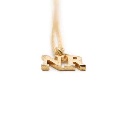 NR Logo Pendant Necklace