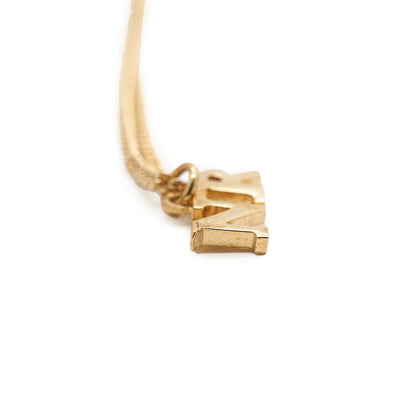 NR Logo Pendant Necklace