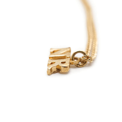 NR Logo Pendant Necklace